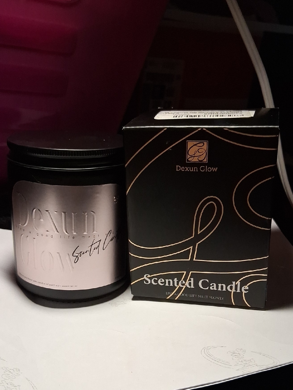 New! Dexun Glow Vanilla Scented Soy Candle